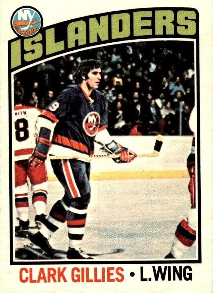 Clark Gillies 1976 topps O-Pee-Chee