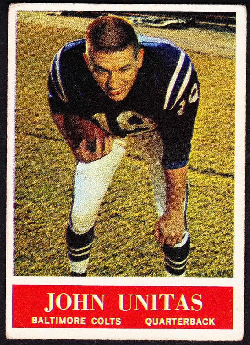 John Unitas 1964 unknown Philadelphia