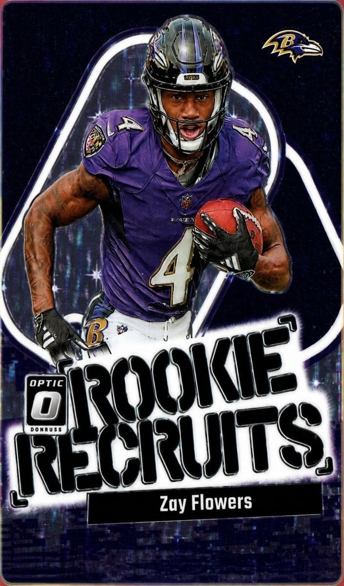 Zay Flowers 2023 panini Donruss Optic