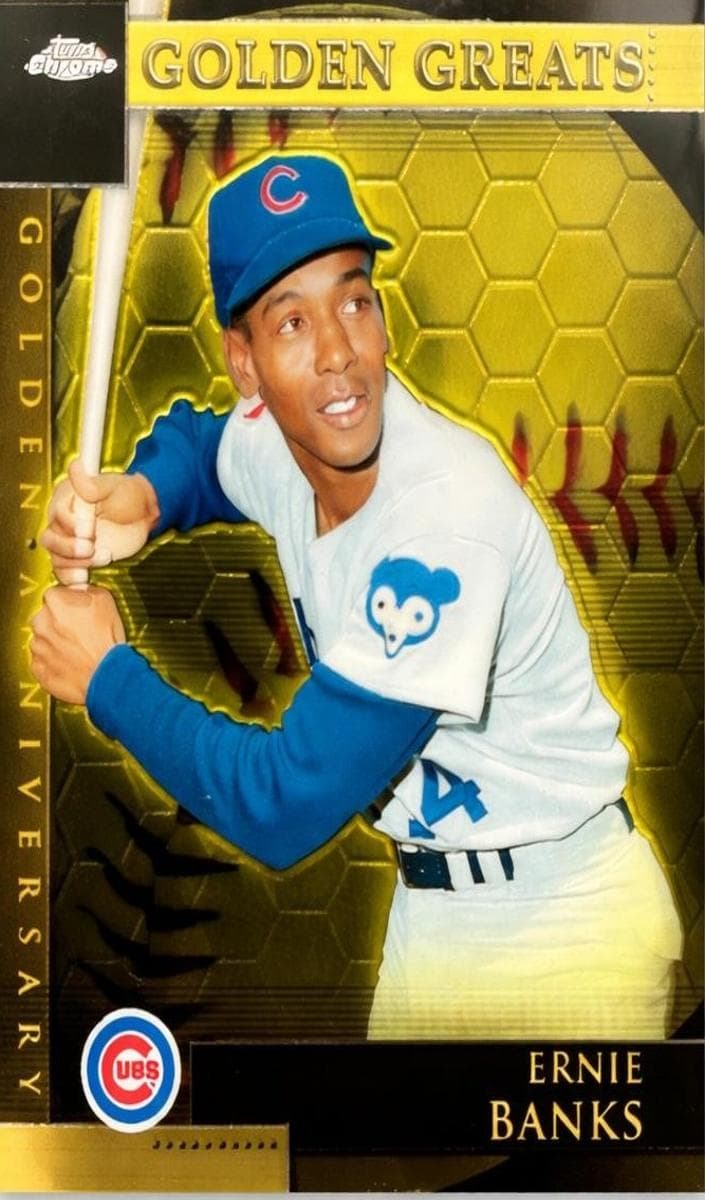 Ernie Banks 2001 topps Topps Chrome