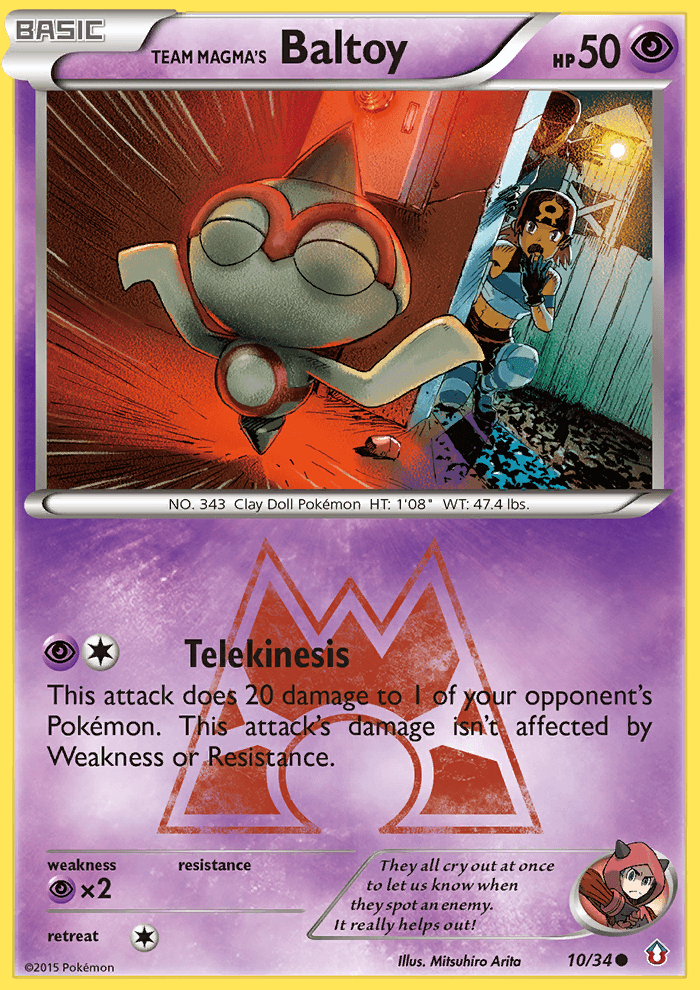 Team Magma's Baltoy #10