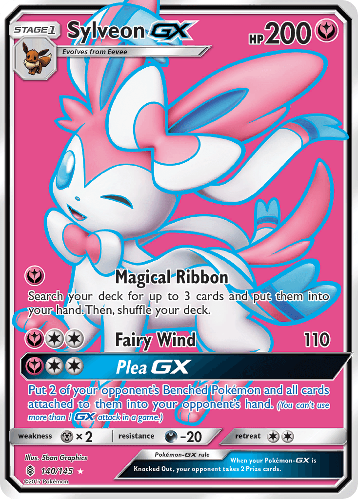 Sylveon GX 2017 Pokemon Guardians Rising