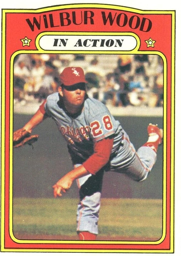 Wilbur Wood 1972 topps Topps
