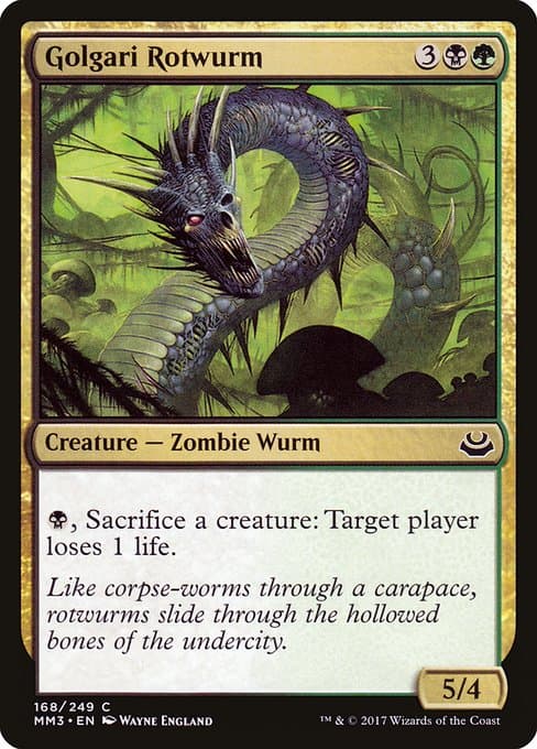Golgari Rotwurm 2005 Magic: The Gathering Ravnica