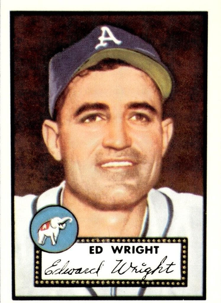 Ed Wright 1952 topps Topps