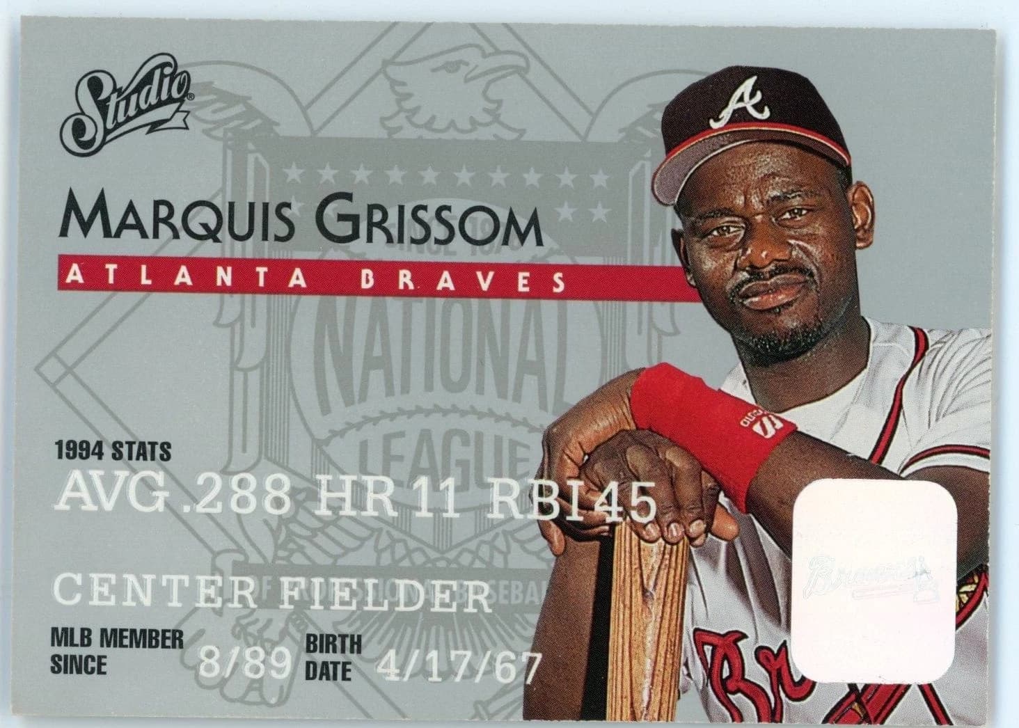 Marquis Grissom 1995 unknown