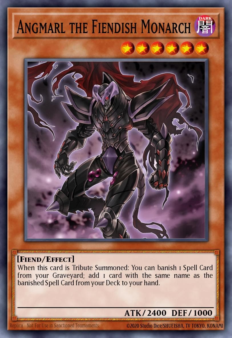 Angmarl the Fiendish Monarch 2016 Yu-Gi-Oh!