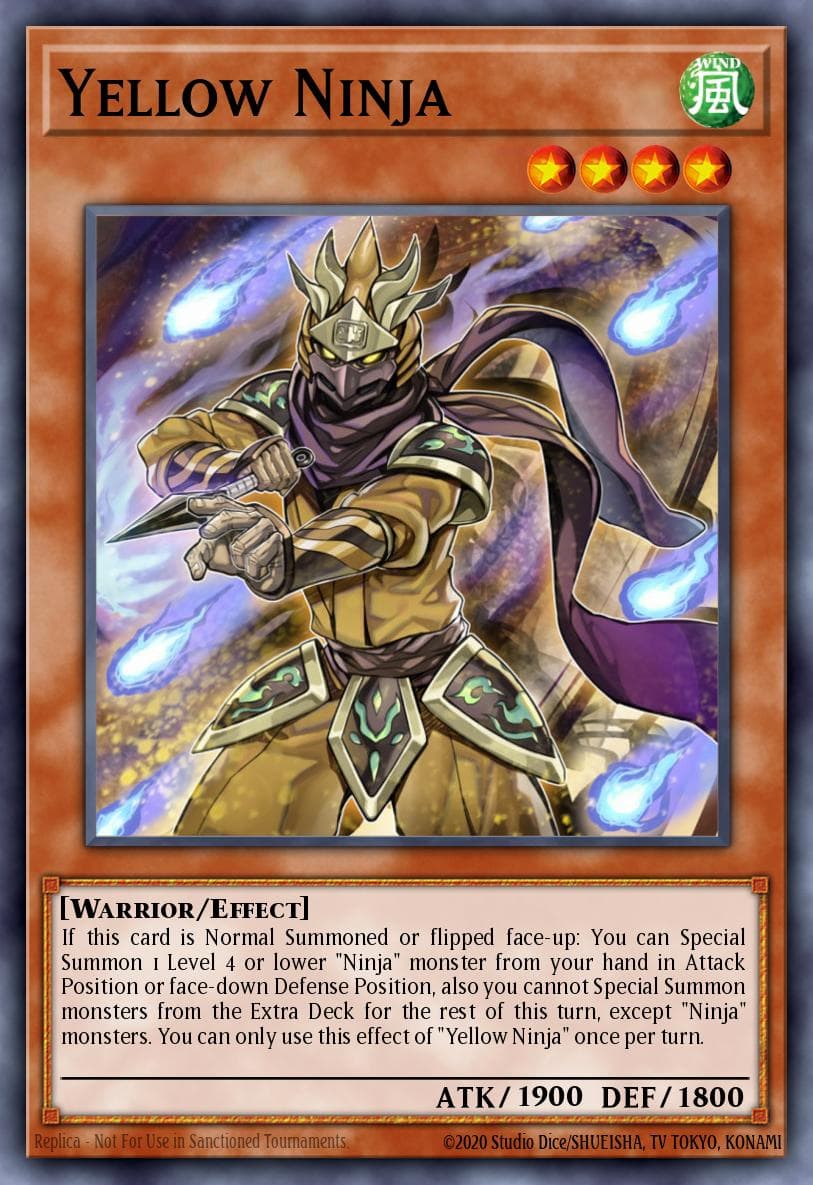 Yellow Ninja #SHVA-EN012