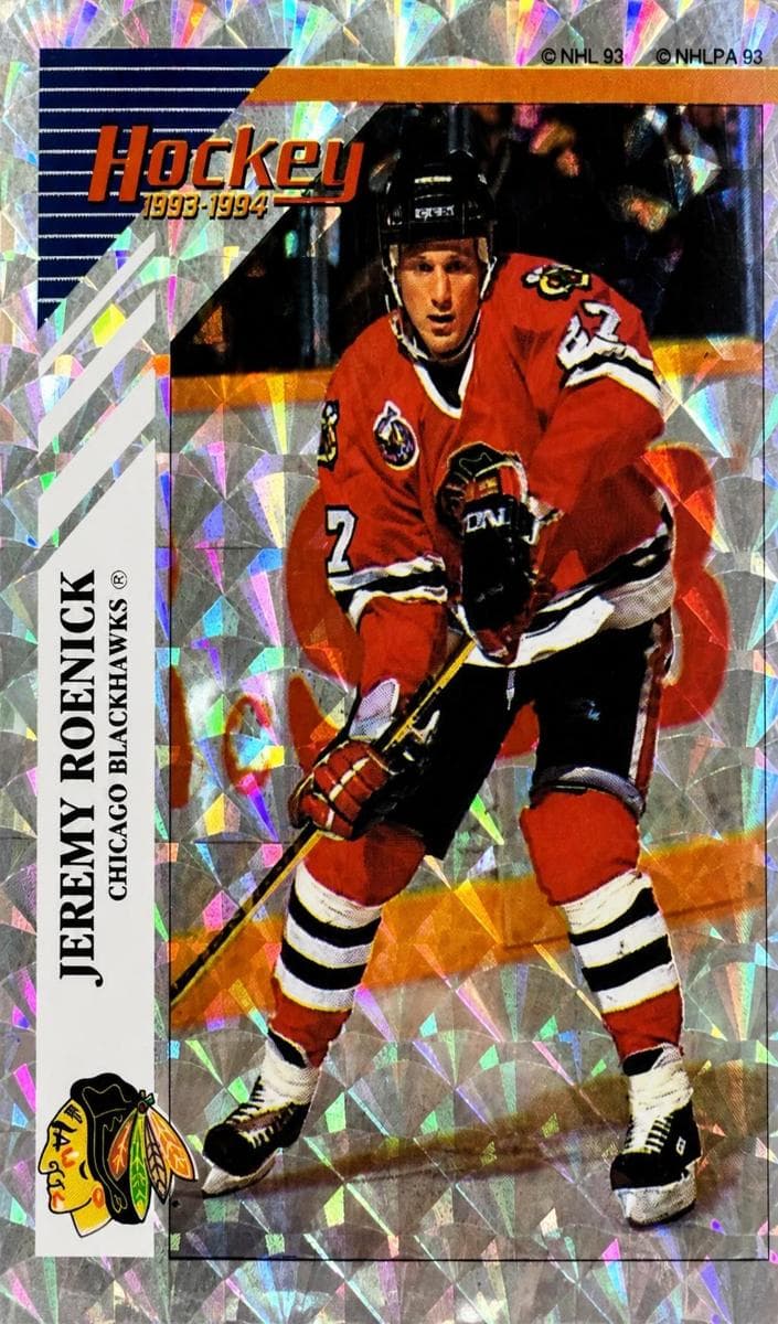 Jeremy Roenick 1993 panini Stickers