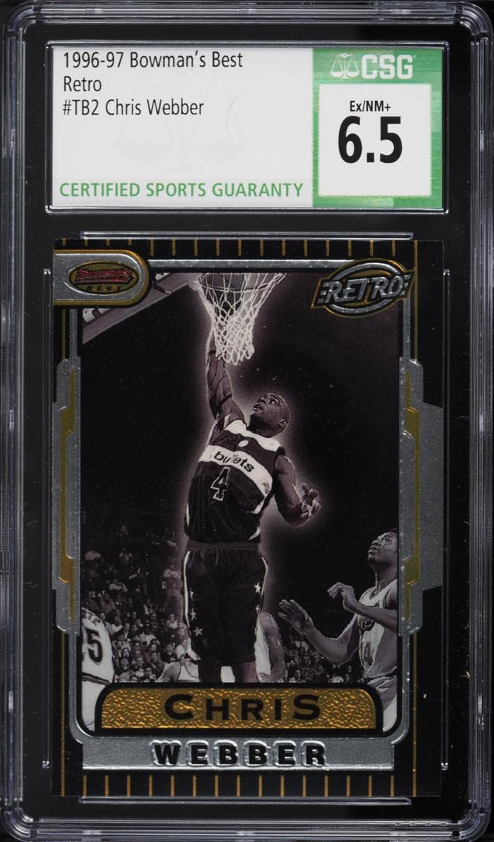 Chris Webber 1996 unknown Bowman's Best
