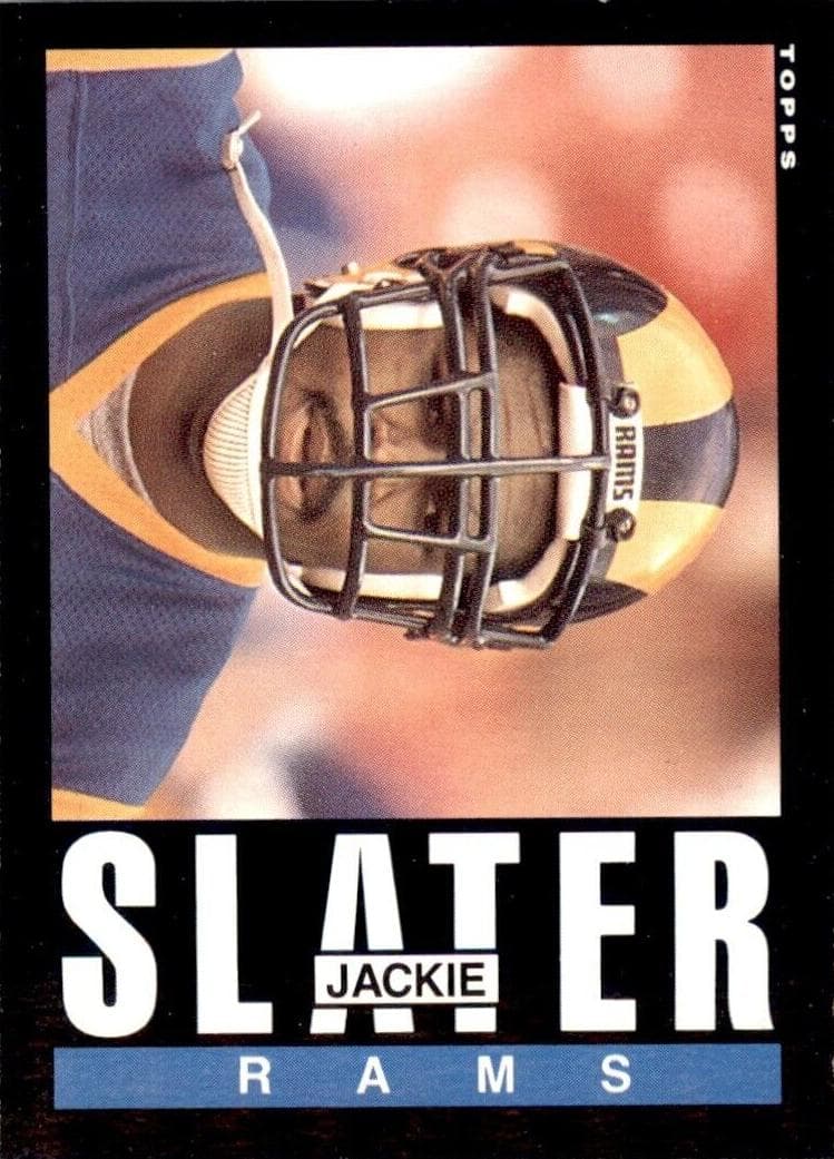 Jackie Slater 1985 topps