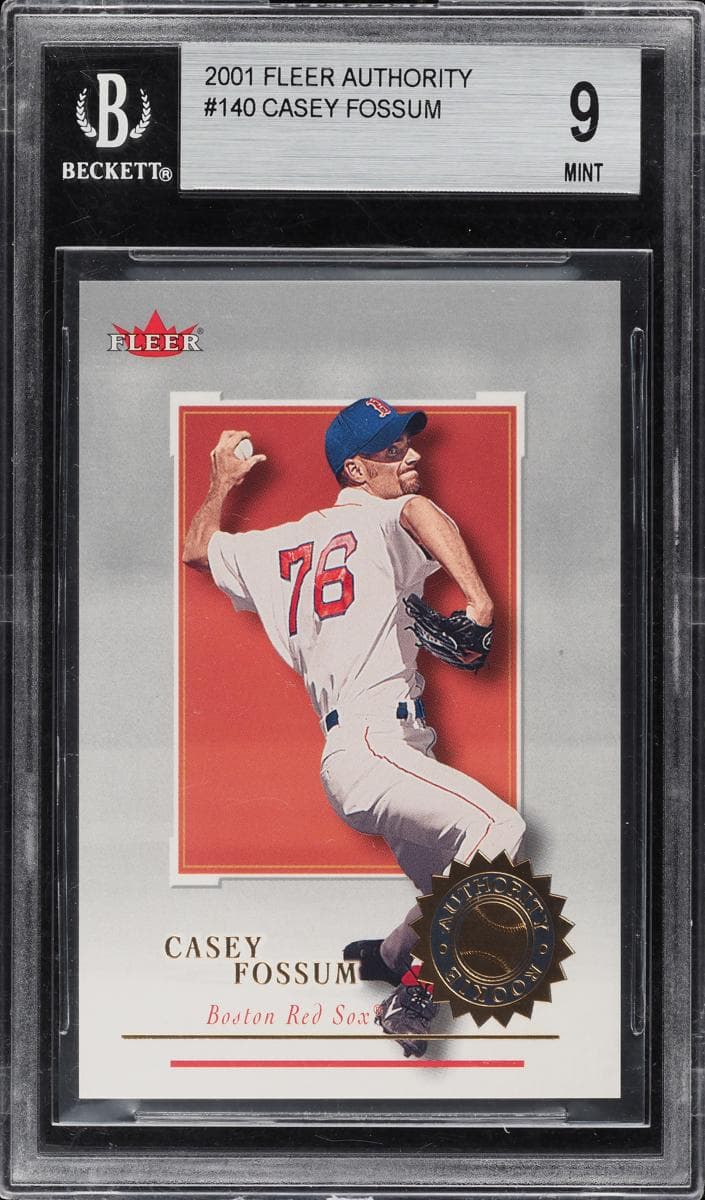 Casey Fossum 2001 fleer Fleer Authority