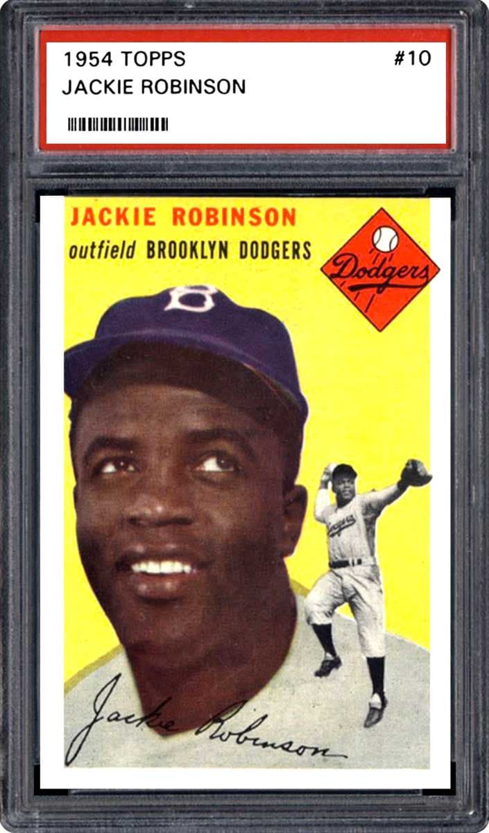Jackie Robinson 1954 topps Topps Canadian