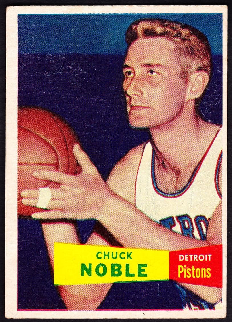 Chuck Noble 1957 topps Topps