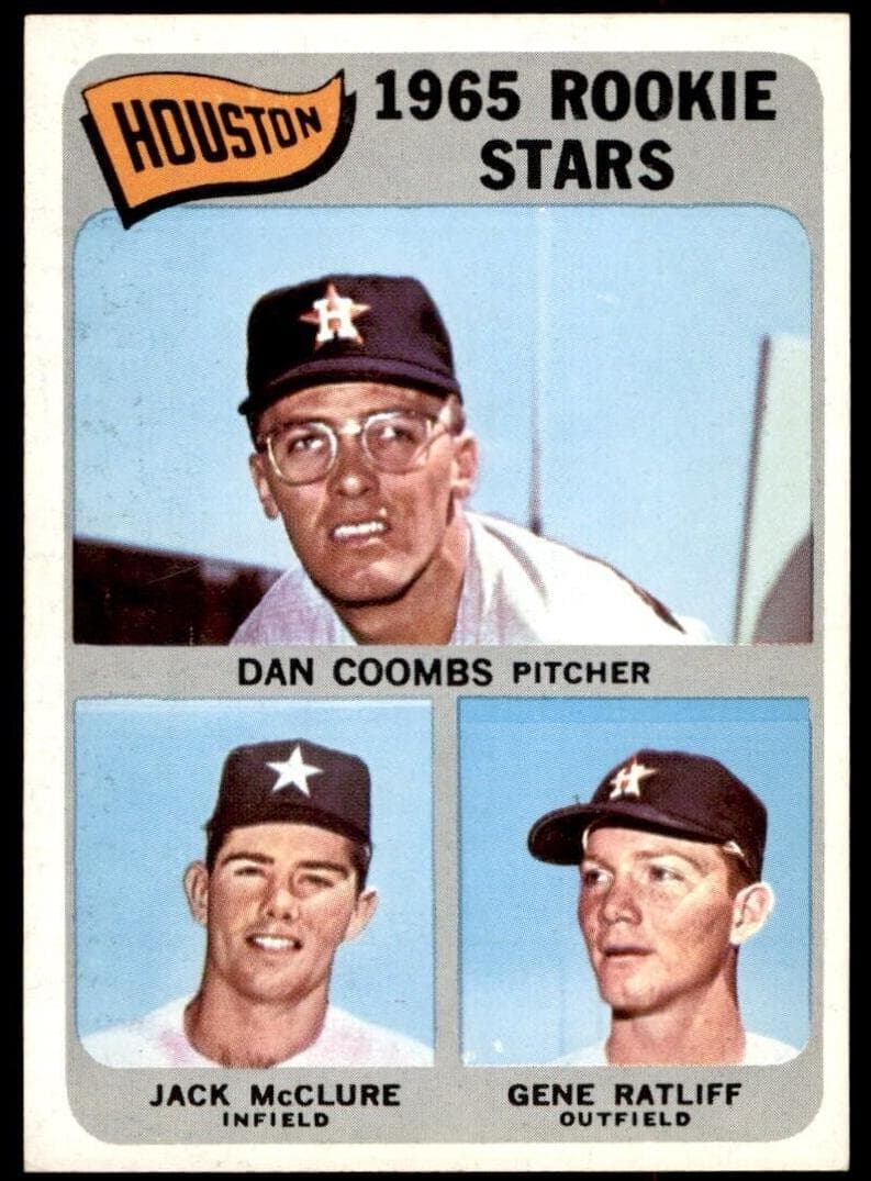 Houston 1965 Rookie Stars (Dan Coombs / Jack McClure / Gene Ratliff) #553