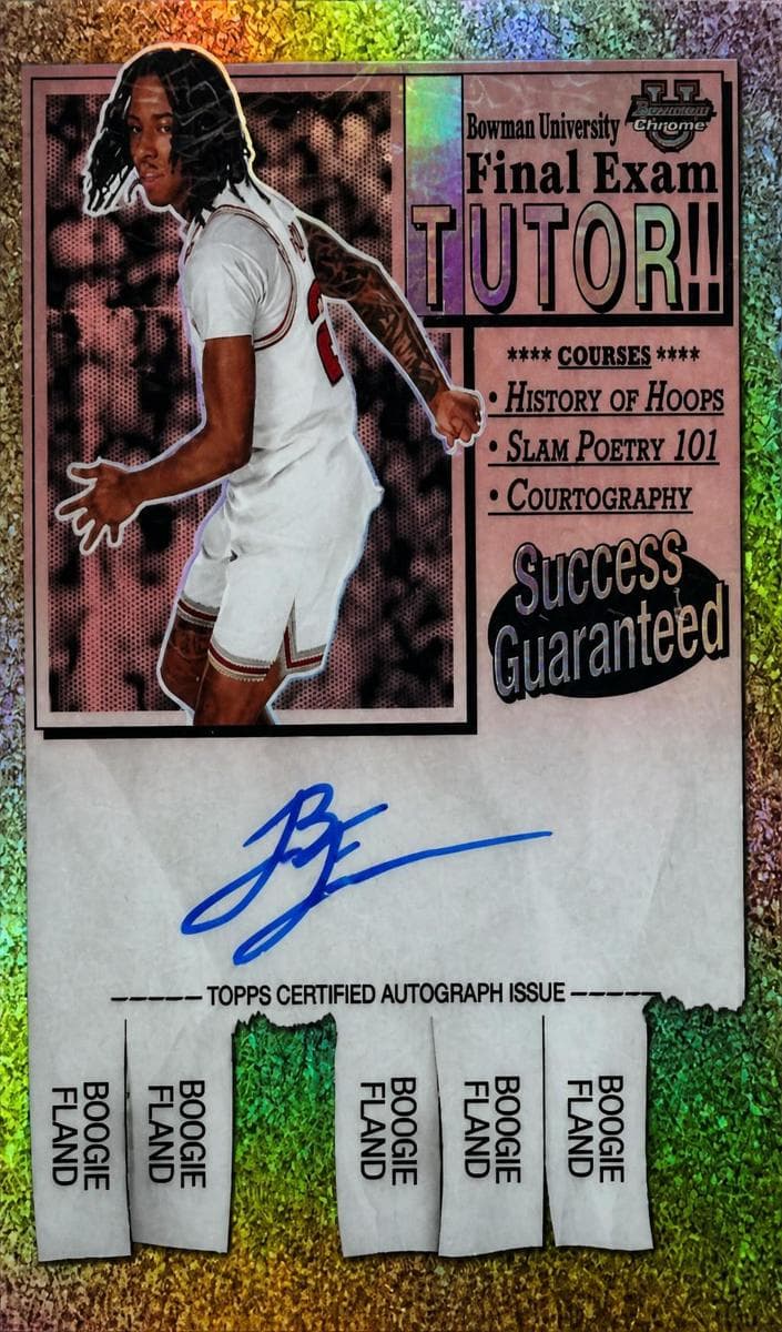 Boogie Fland 2024 bowman Bowman University Chrome