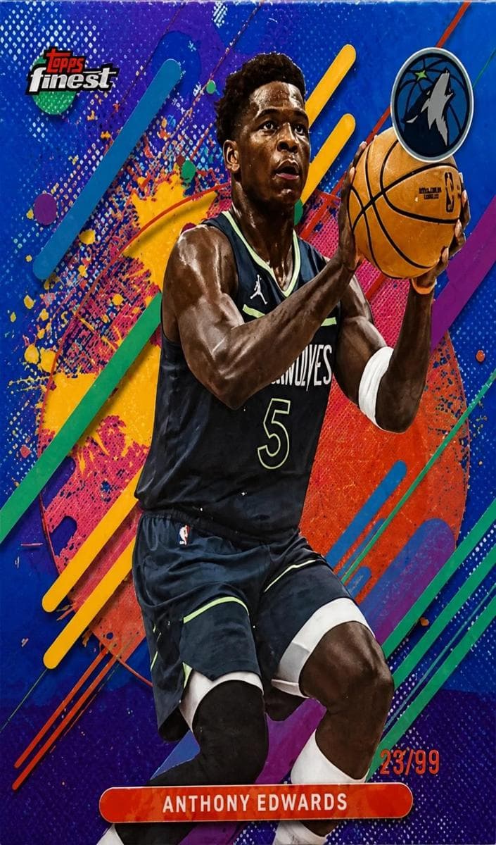 Anthony Edwards 2025 topps Topps Finest