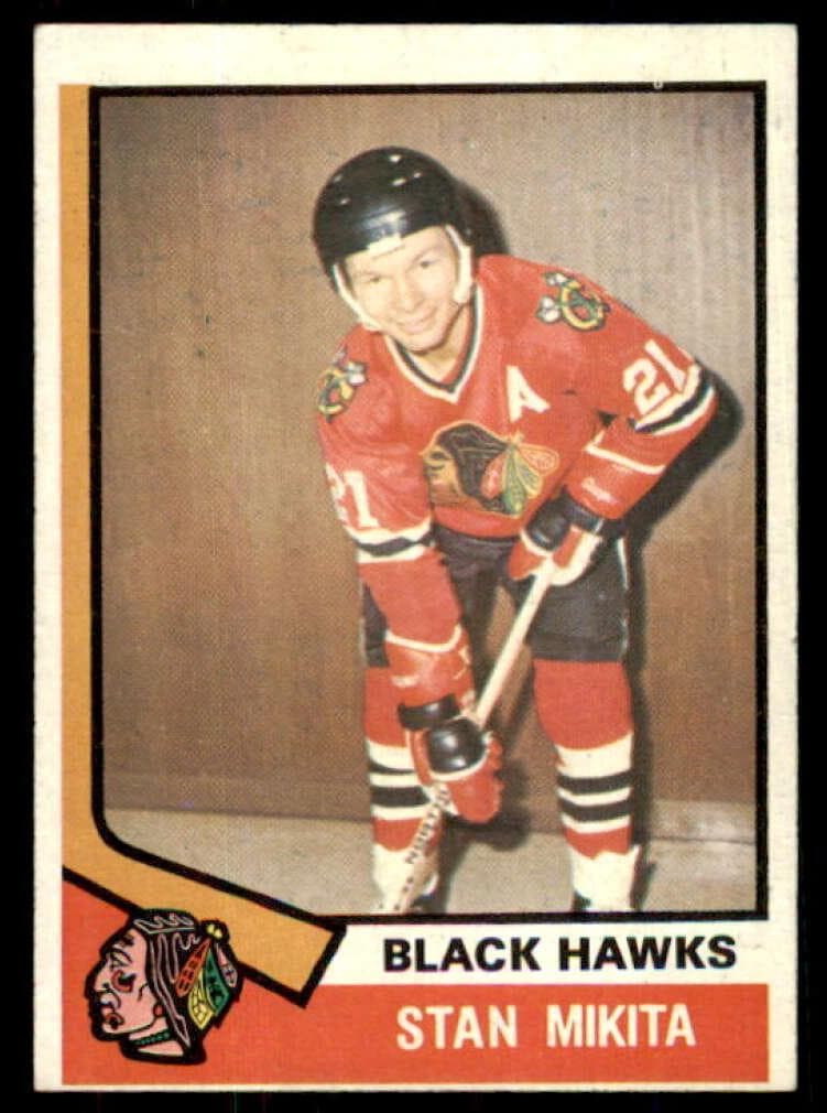 Stan Mikita 1974 topps Topps