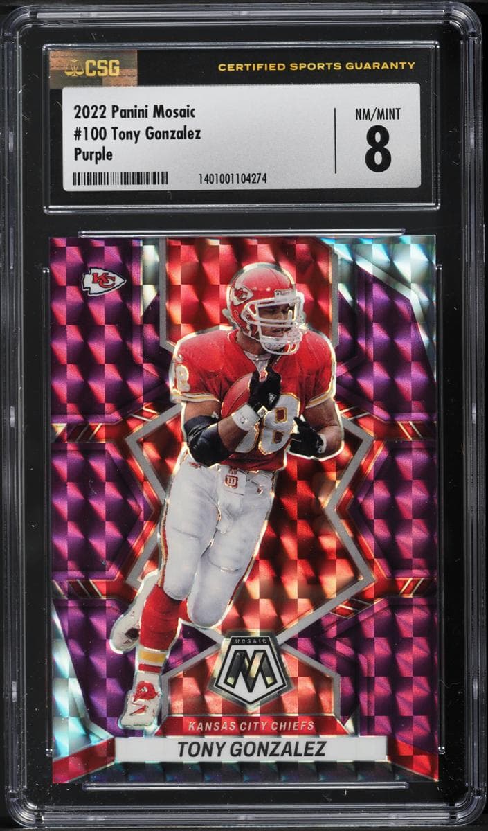 Tony Gonzalez 2022 panini Panini Mosaic
