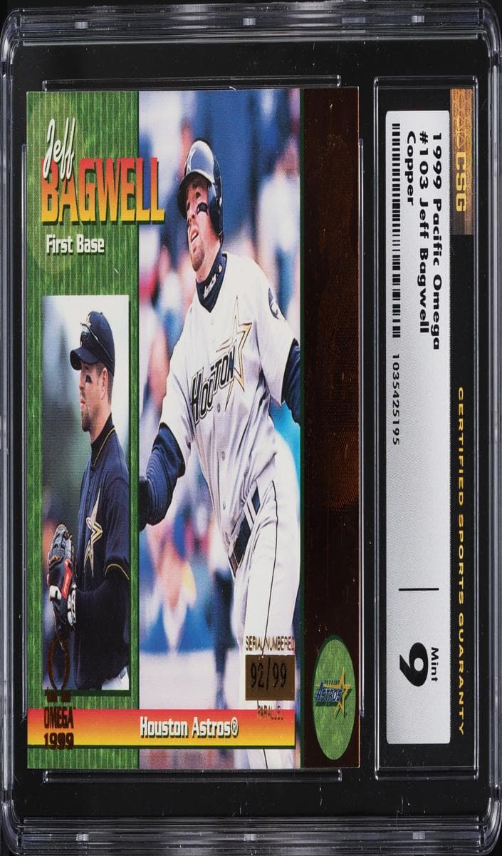 Jeff Bagwell 1999 unknown Pacific Omega