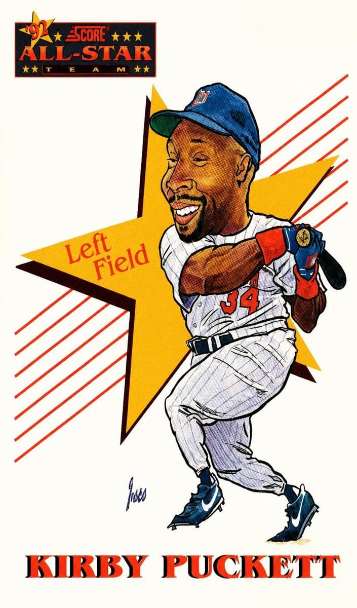 Kirby Puckett 1993 panini Score