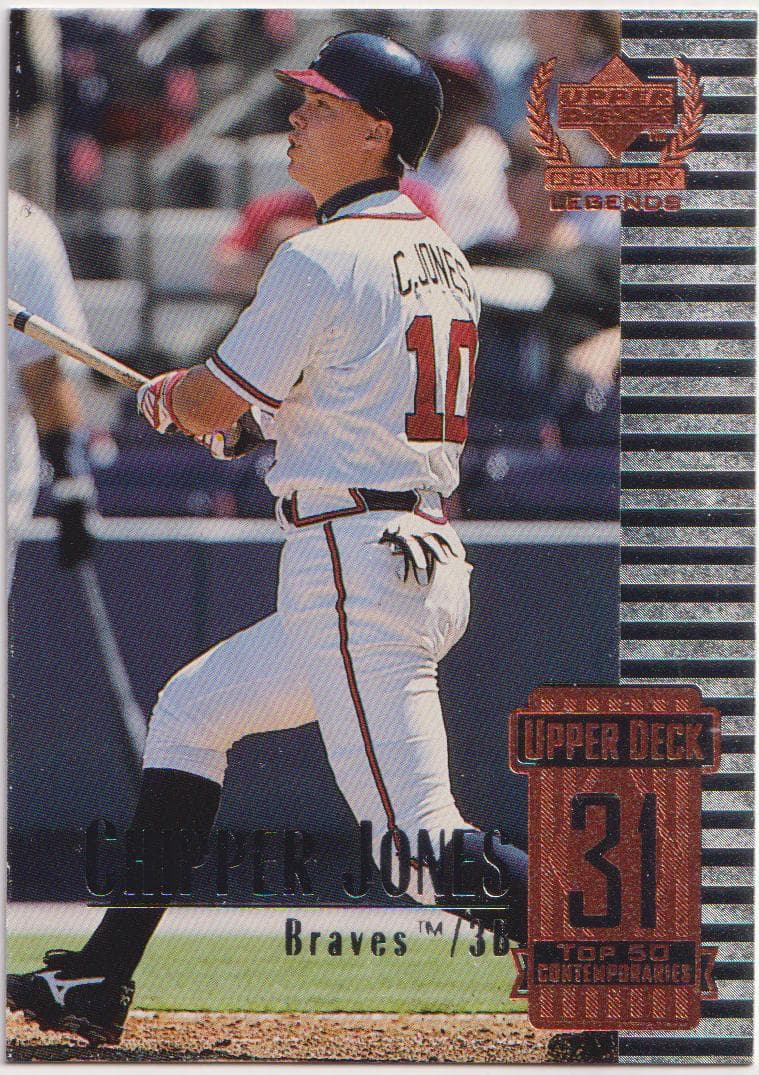 Chipper Jones 1999 upper-deck Upper Deck Century Legends