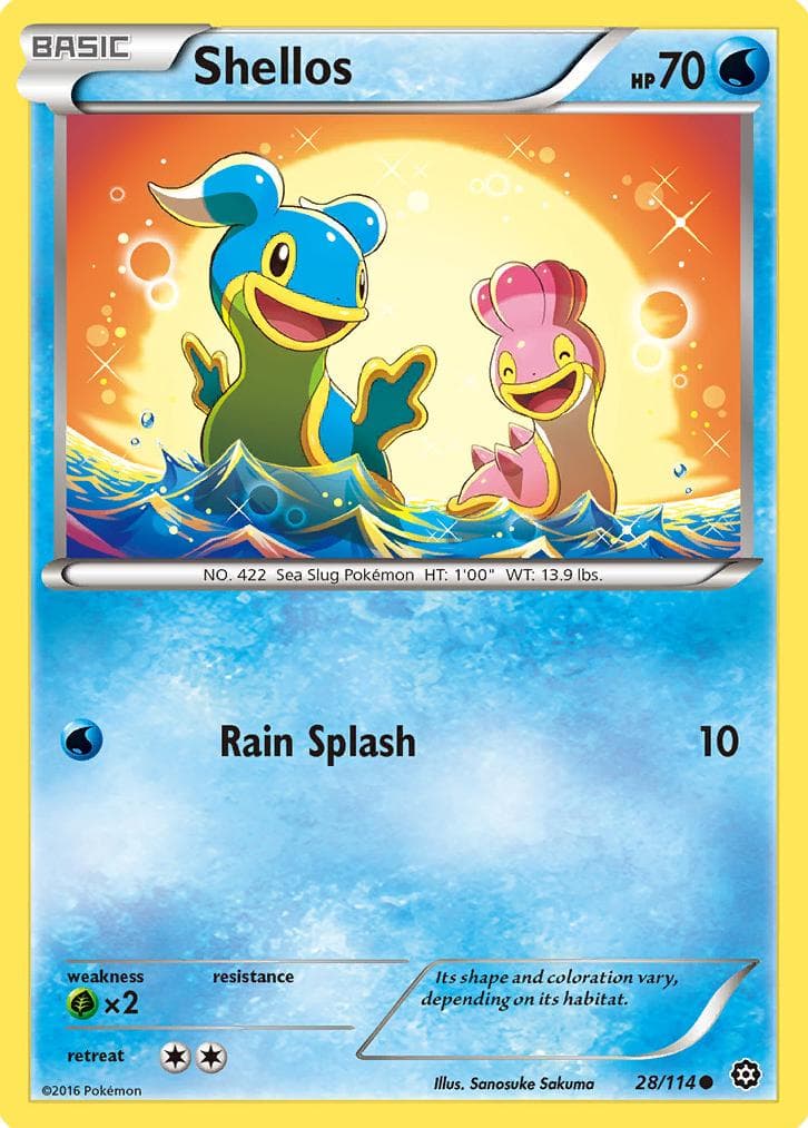 Shellos trading card