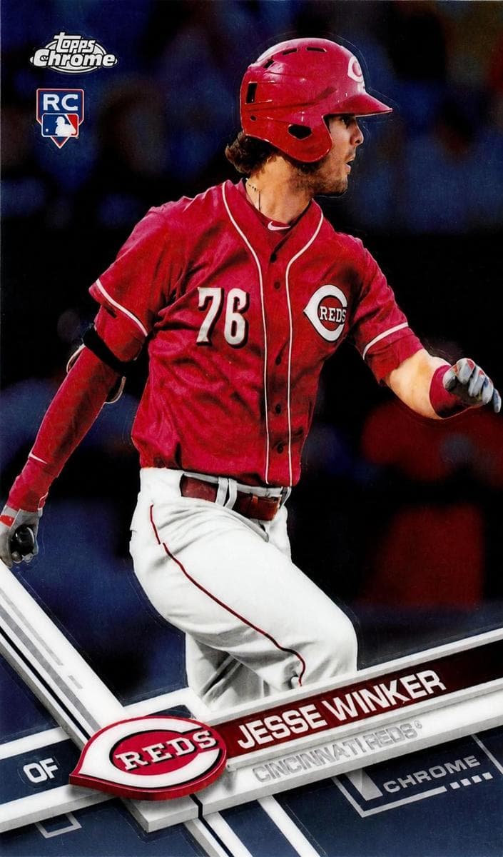 Jesse Winker 2017 topps Topps Chrome