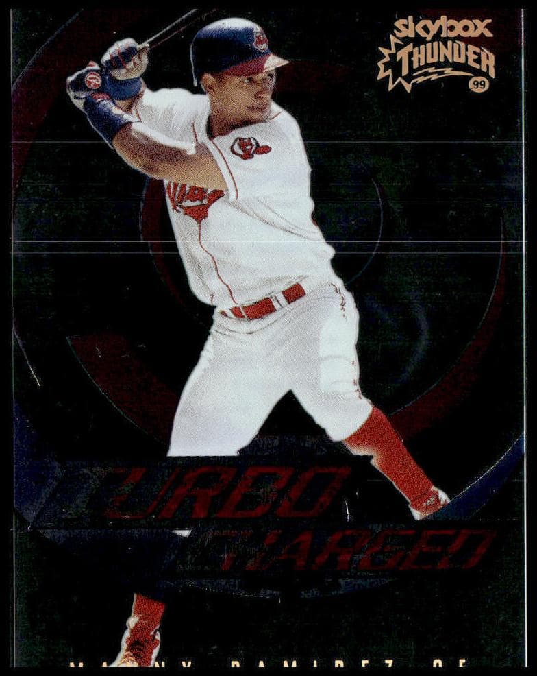 Manny Ramirez 1999 skybox Thunder Turbo Charged