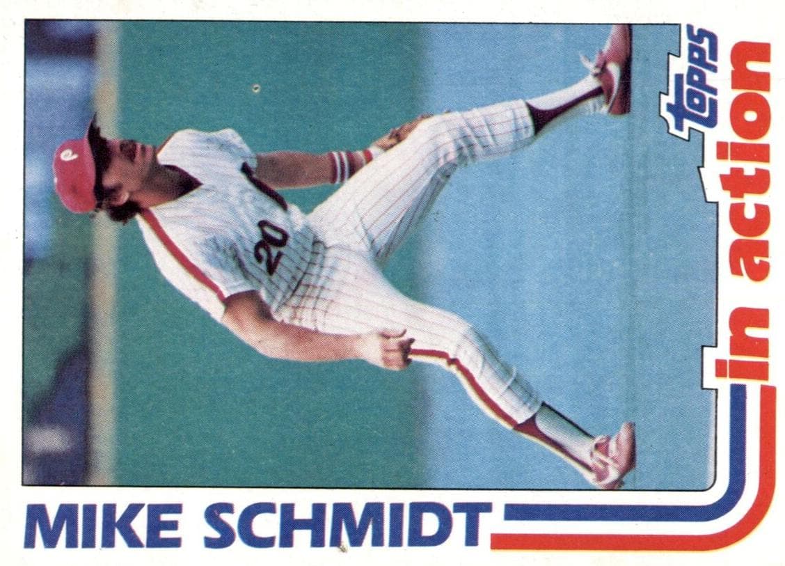 Mike Schmidt 1982 topps Topps