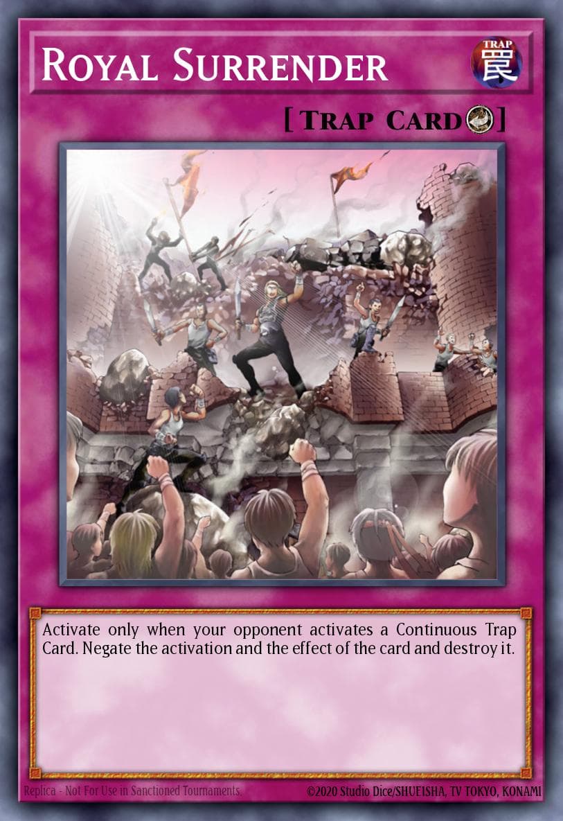 Royal Surrender 2005 Yu-Gi-Oh! The Lost Millennium example 1