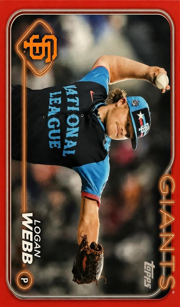 Logan Webb 2024 topps Topps Update