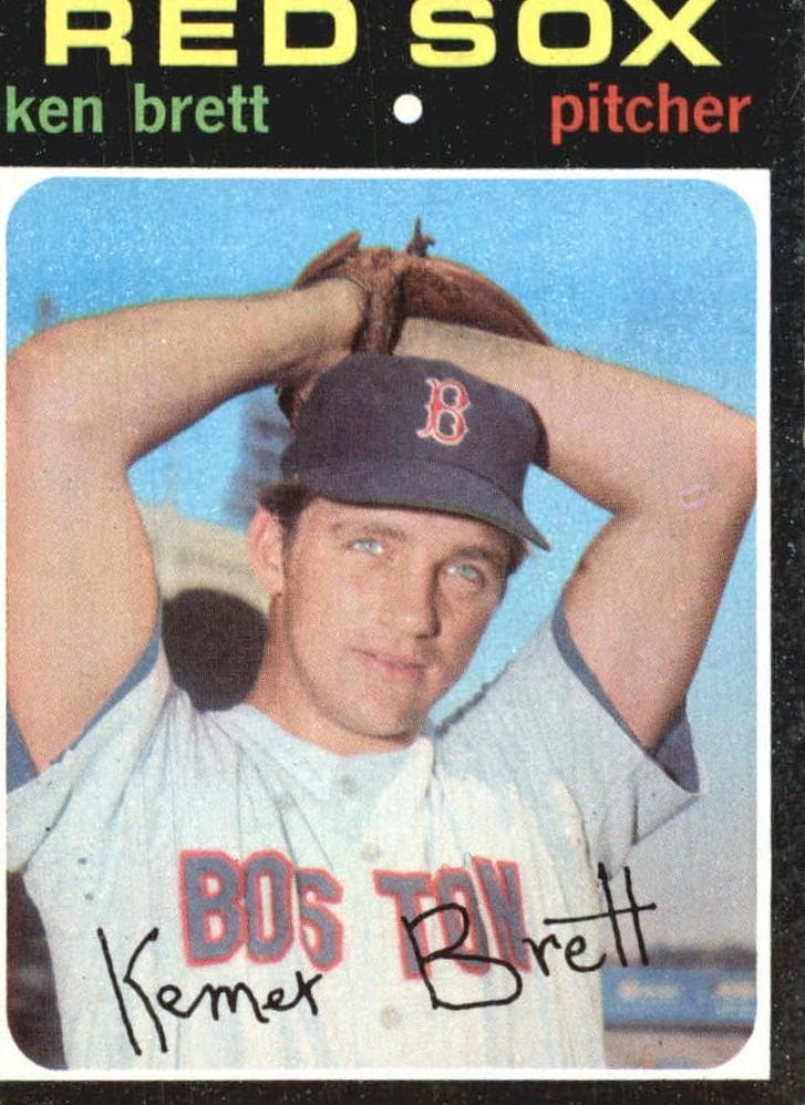 Ken Brett 1971 topps Topps