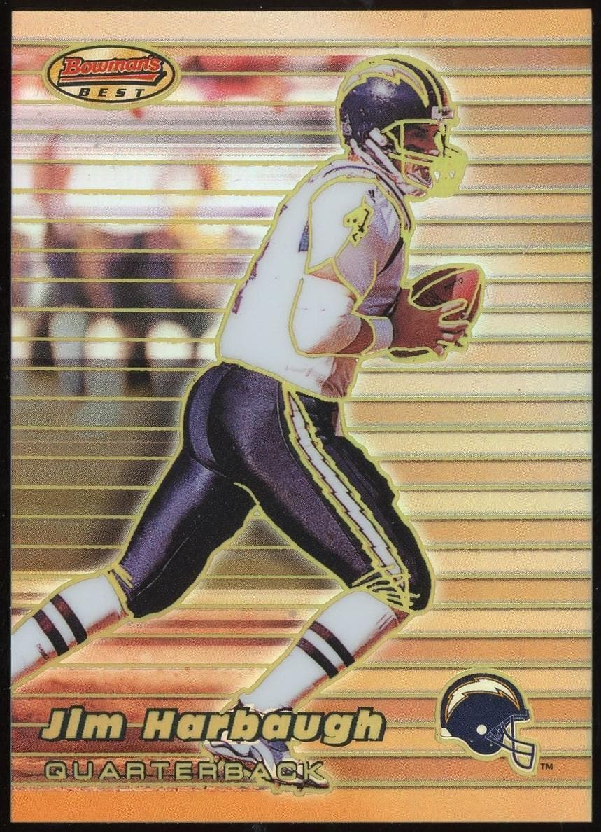 Jim Harbaugh 1999 bowman Bowman's Best