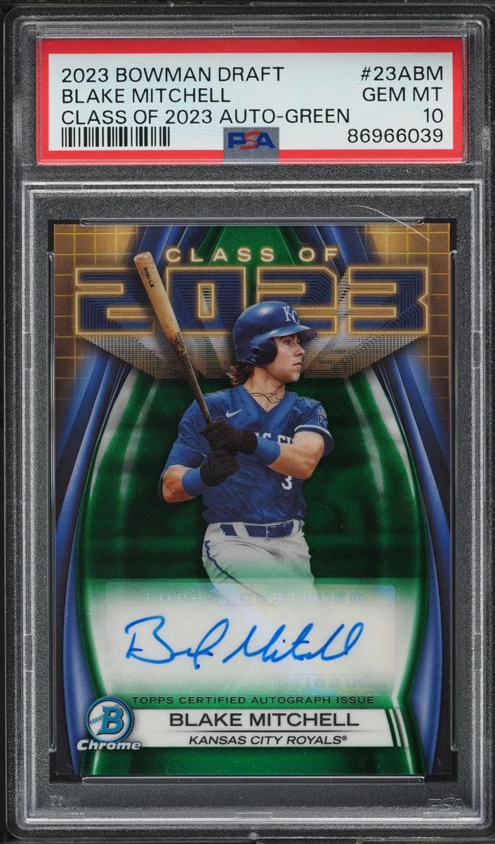 Blake Mitchell 2023 bowman Bowman Draft