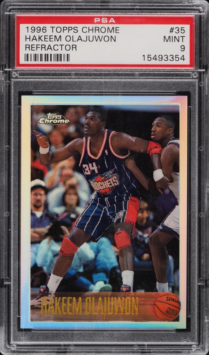 Hakeem Olajuwon 1996 topps Chrome