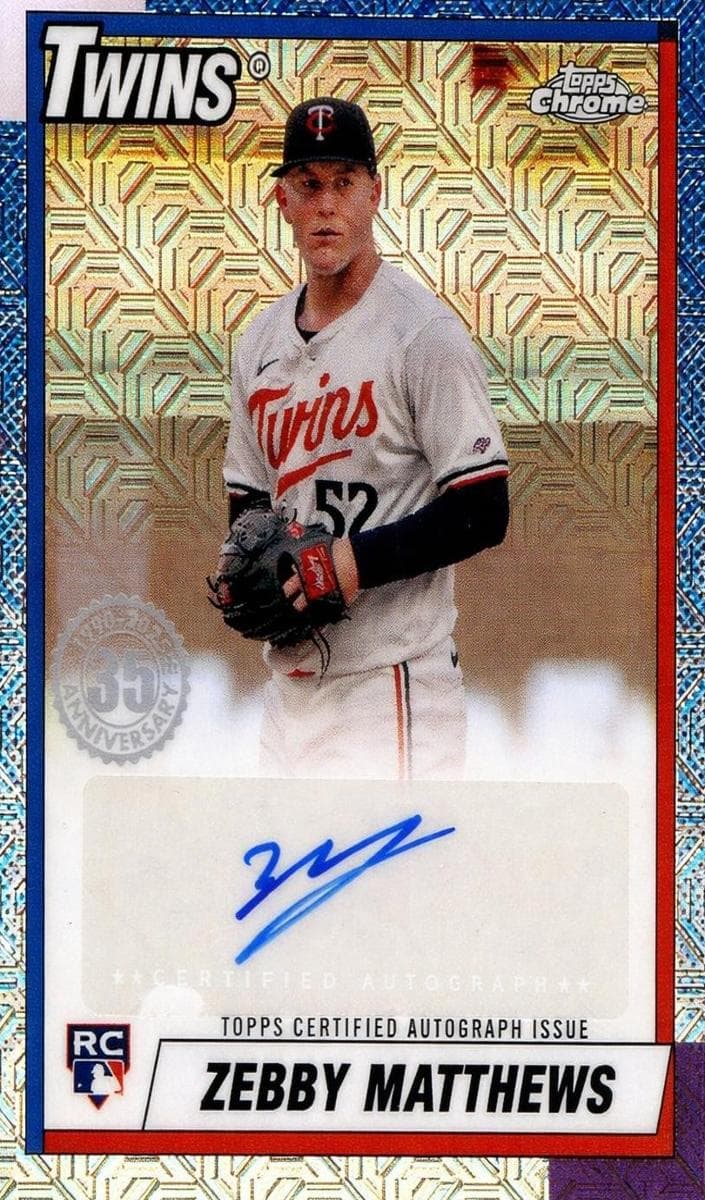 Zebby Matthews 2025 topps Topps