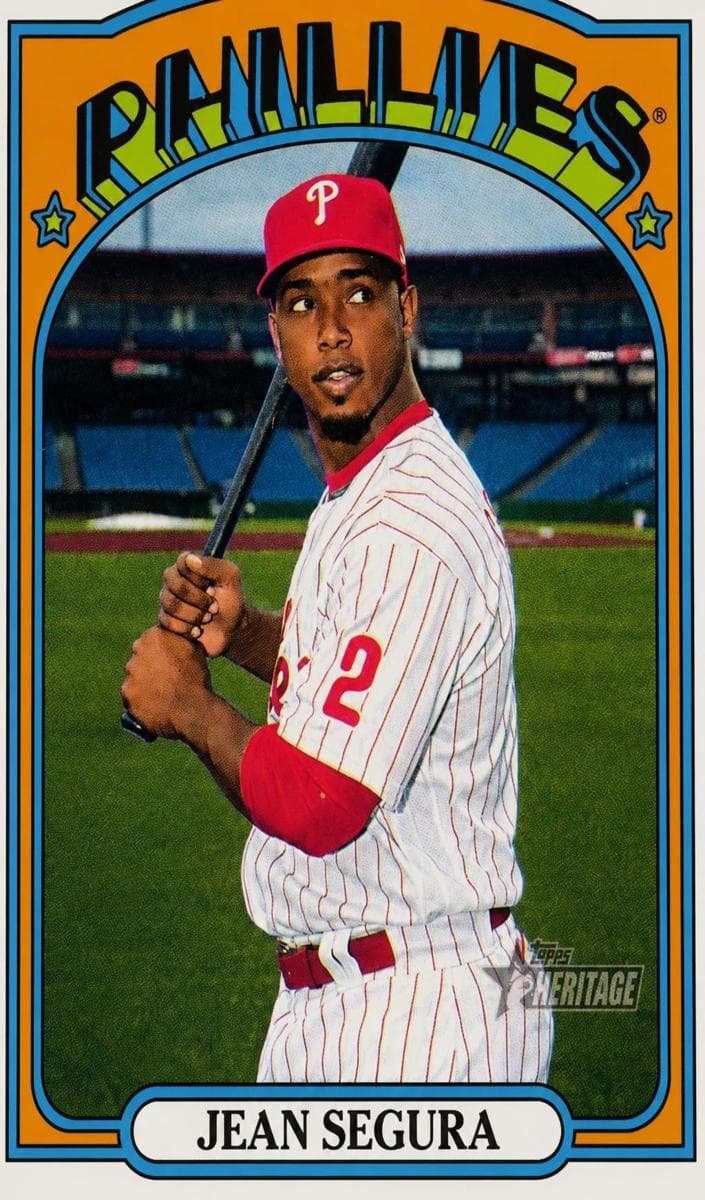 Jean Segura 2021 topps Topps Heritage