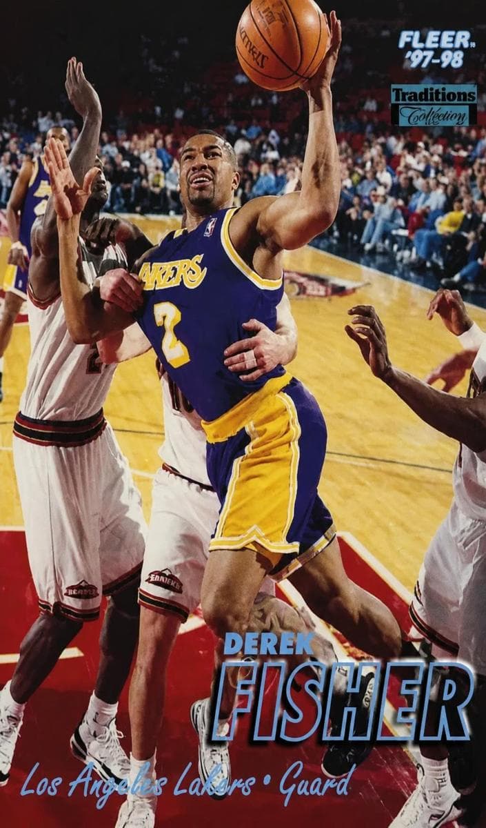Derek Fisher 1997 fleer Fleer