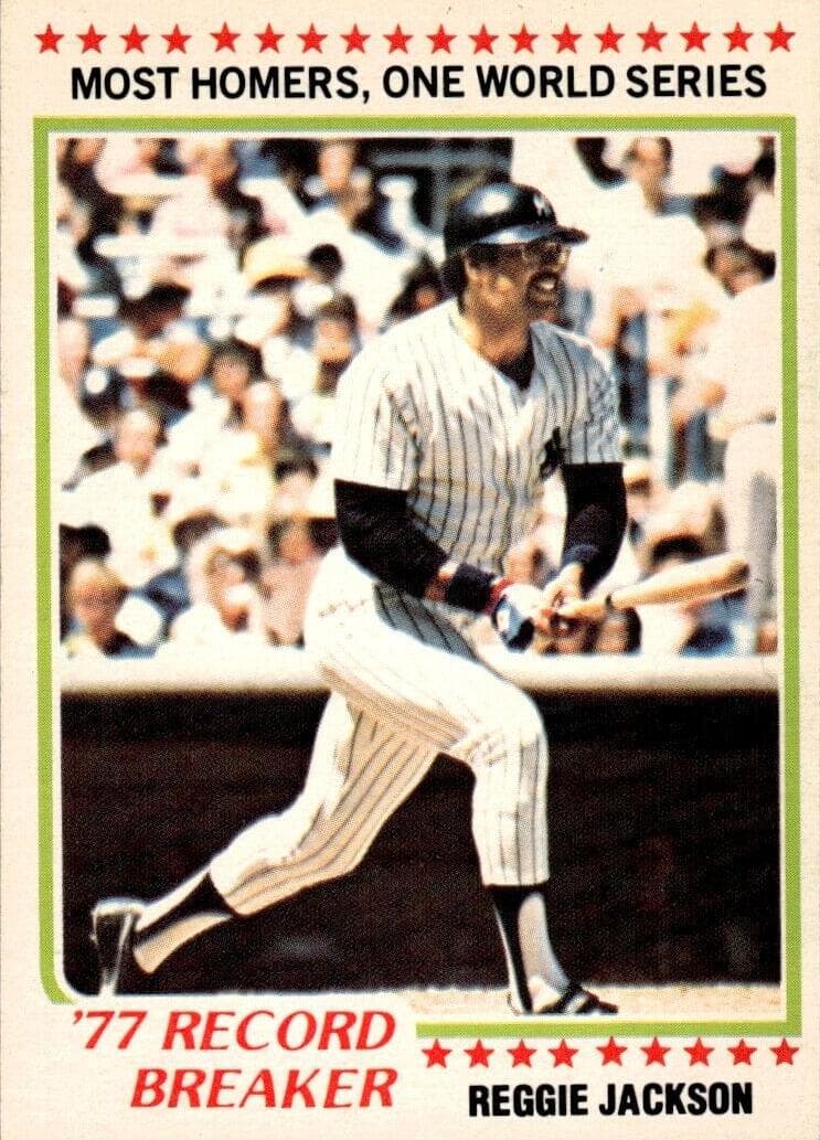Reggie Jackson 1978 topps O-Pee-Chee