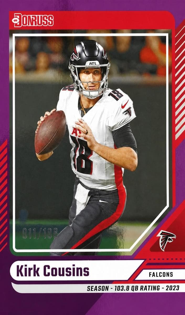 Kirk Cousins 2024 panini Panini Donruss