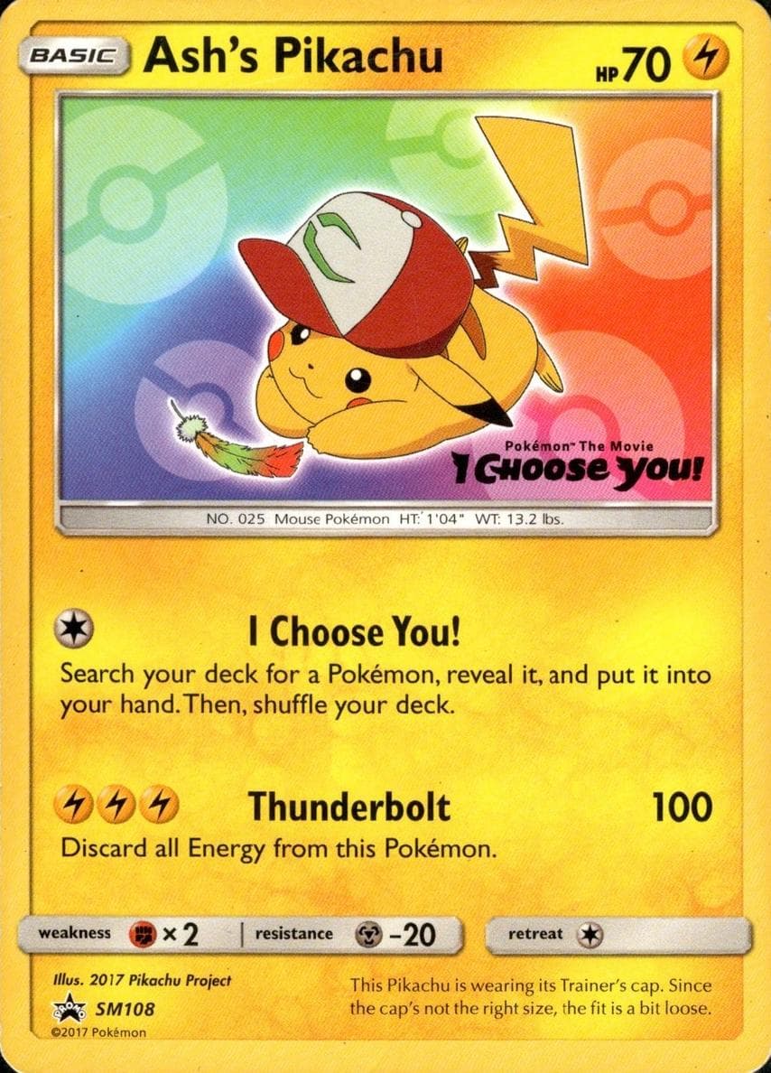 Ash's Pikachu #SM108