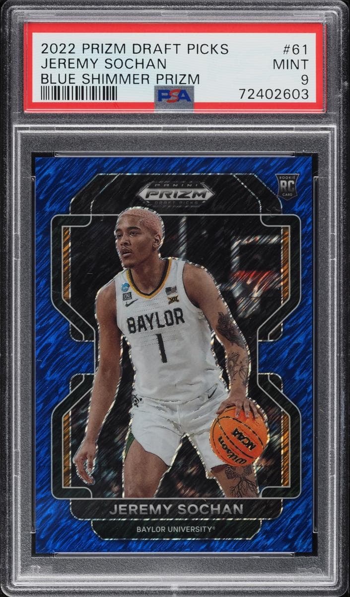 Jeremy Sochan 2022 panini Panini Prizm Draft Picks