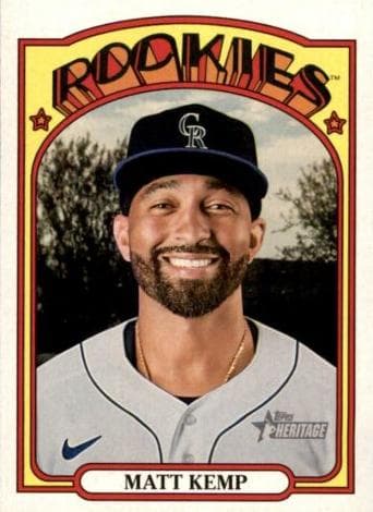 Matt Kemp 2021 topps Topps Heritage