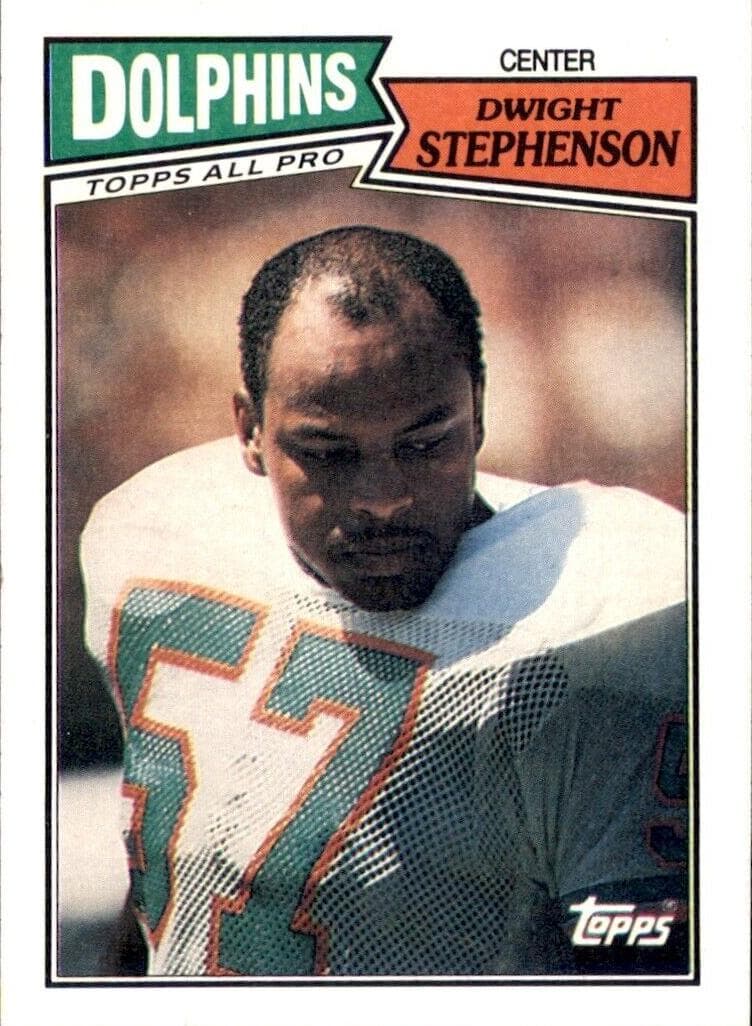 Dwight Stephenson 1987 topps Topps