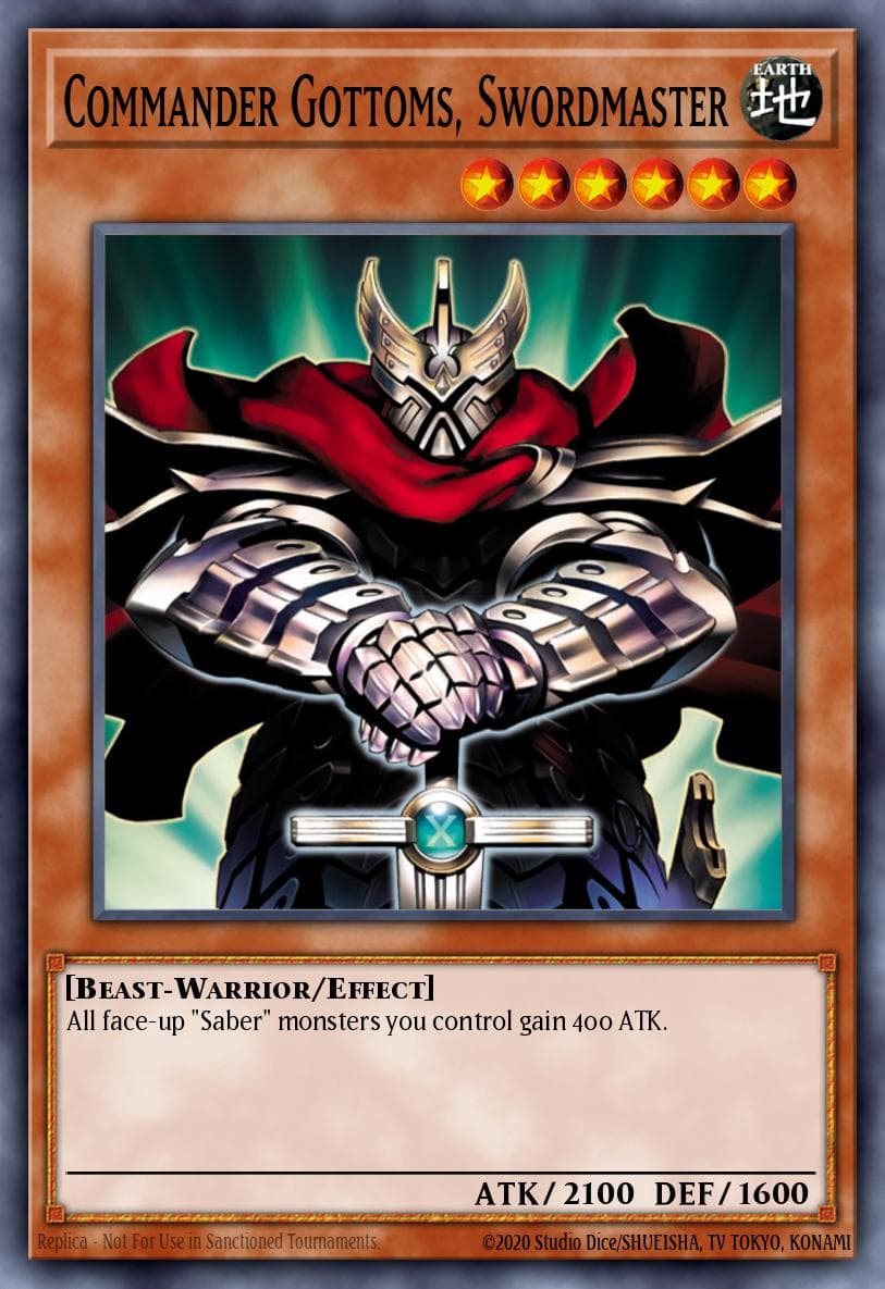 Commander Gottoms, Swordmaster 2009 Yu-Gi-Oh! Hidden Arsenal