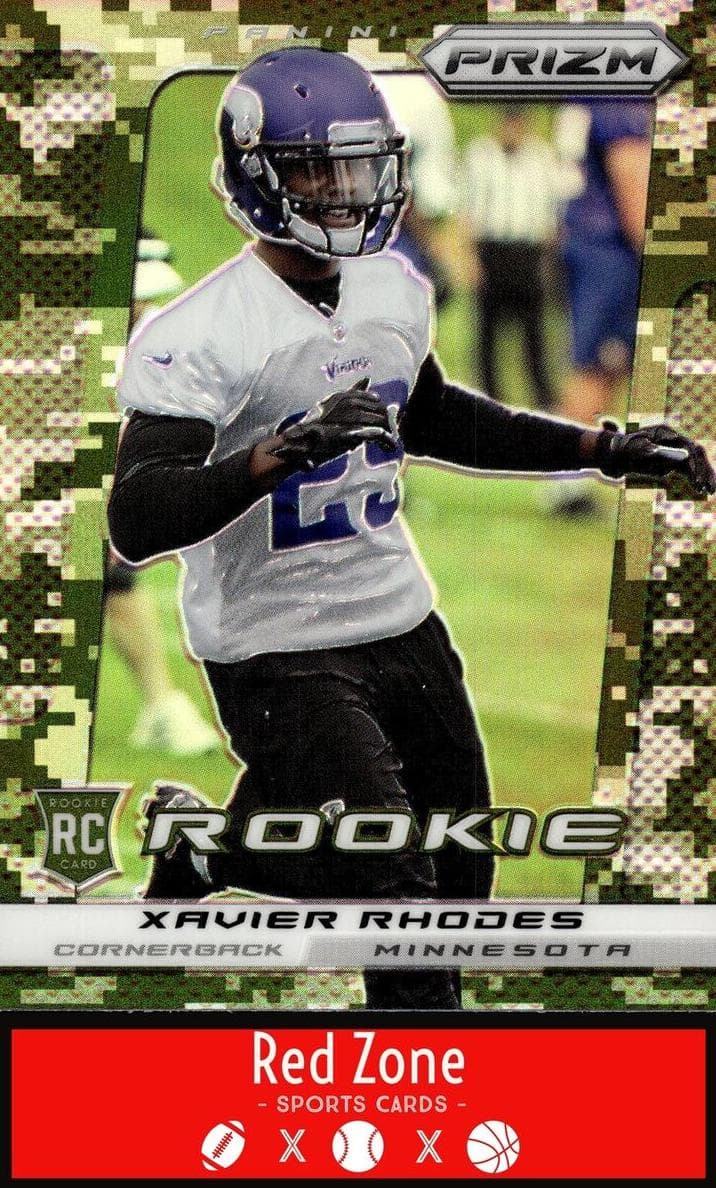Xavier Rhodes trading card