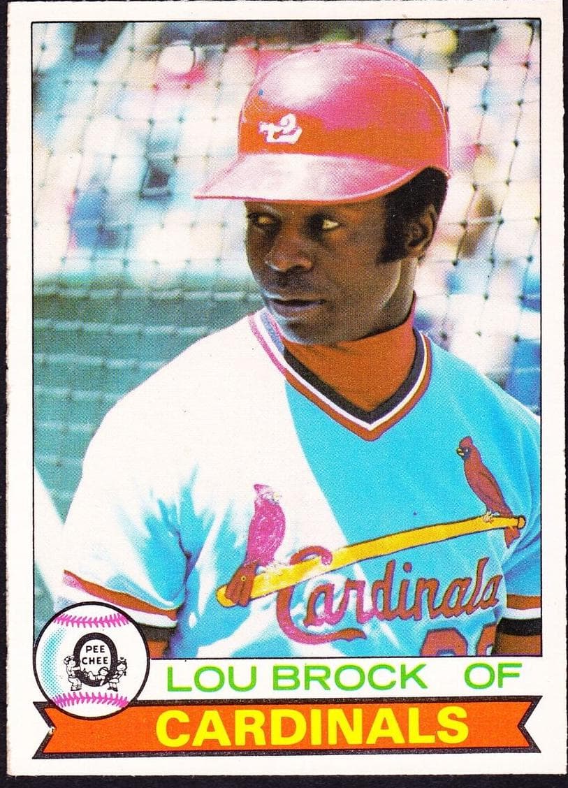 Lou Brock 1979 topps O-Pee-Chee
