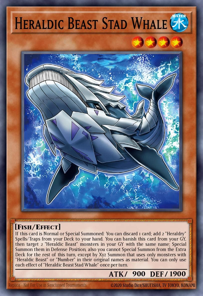 Heraldic Beast Stad Whale #ALIN-EN010