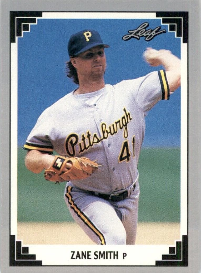Zane Smith 1991 leaf Leaf